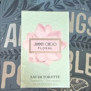 Jimmy Choo Floral Eau de Toilette with Pink and Green Design